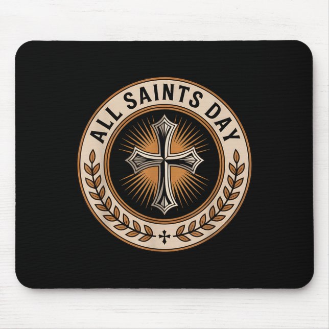 Tapis De Souris Christian Catholic Cross Holy Srit November All Sa (Devant)