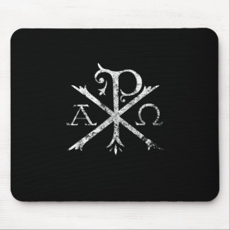 Tapis De Souris Christian Chi Rho T-Shirt Labarum Christogram Cros