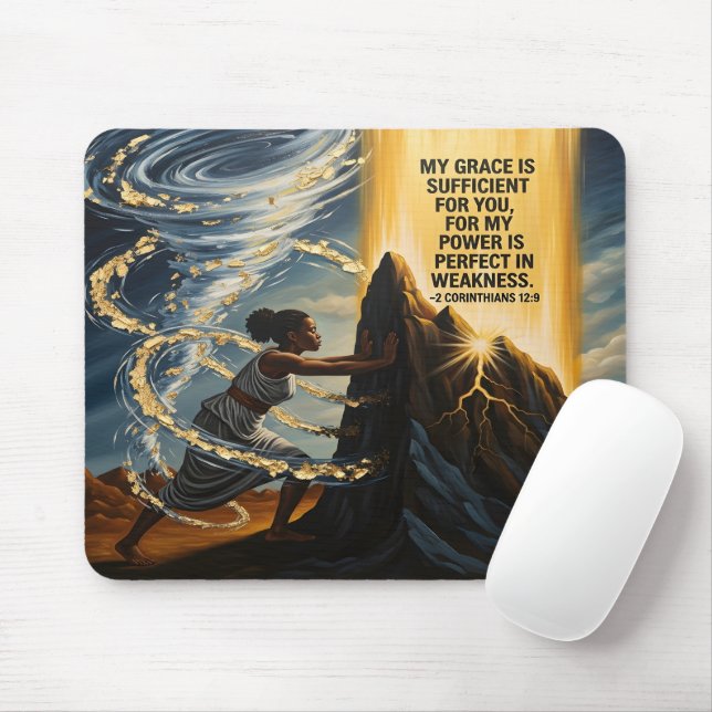Tapis De Souris Christian Mouse Pad For Black Women (Avec souris)