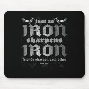 Tapis De Souris Christian Papa Iron Sharpens Iron Bible Proverbes