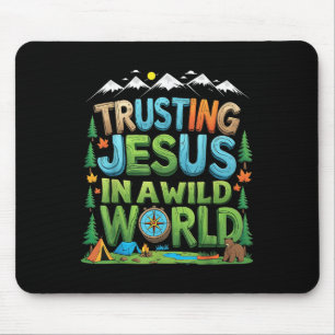Tapis De Souris Christian Summer Vrai North Vbs 2025 Trusting Jesu
