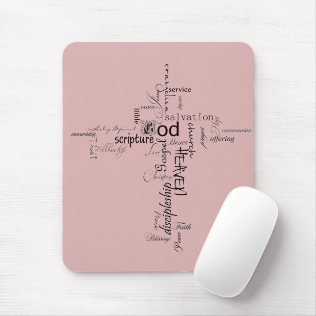 Tapis De Souris Christian words   (Avec souris)