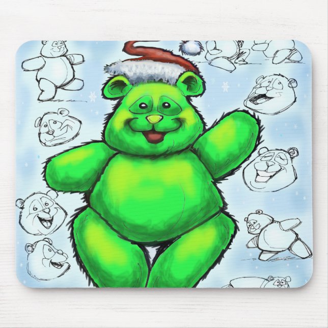 Tapis De Souris Christmas Bear (Devant)
