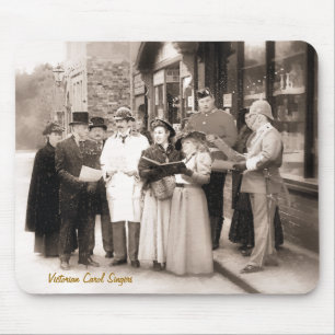 TAPIS DE SOURIS CHRISTMAS CAROL CHANTEURS VICTORIENS