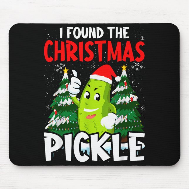 Tapis De Souris Christmas Ckle Lover Gift Co. I Found The Christma (Devant)