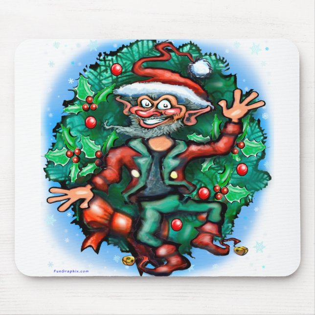 Tapis De Souris Christmas Elf (Devant)