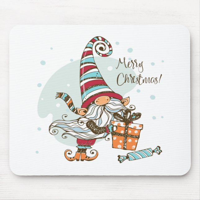 Tapis De Souris Christmas Gnome (Devant)