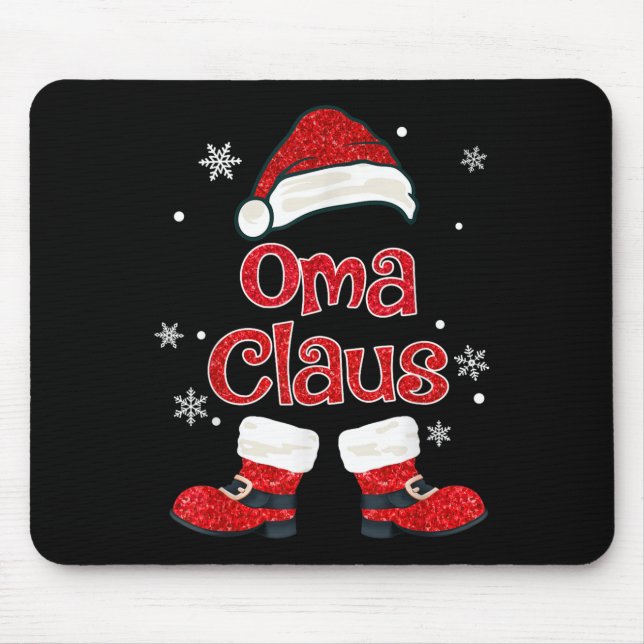 Tapis De Souris Christmas Oma Claus Grandmother Aunt Mother Daught (Devant)