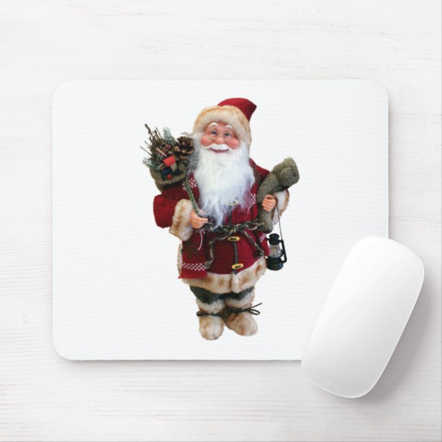 Tapis De Souris Christmas ornament Santa Claus doll (Avec souris)