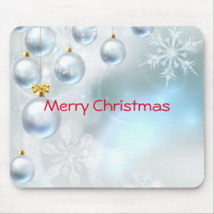Tapis De Souris christmas ornaments and snowflakes