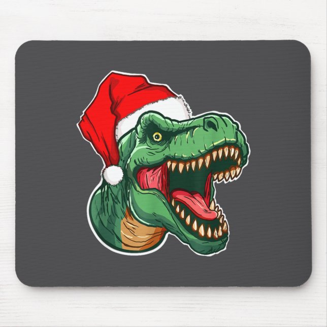 Tapis De Souris Christmas T-rex  (Devant)