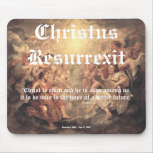 Tapis De Souris Christus Resurrexit - espoir/complètement image