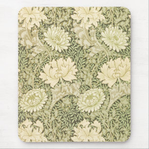 Tapis De Souris Chrysanthème par William Morris, Art Vintage