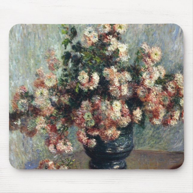 Tapis De Souris Chrysanthèmes de Monet (Devant)