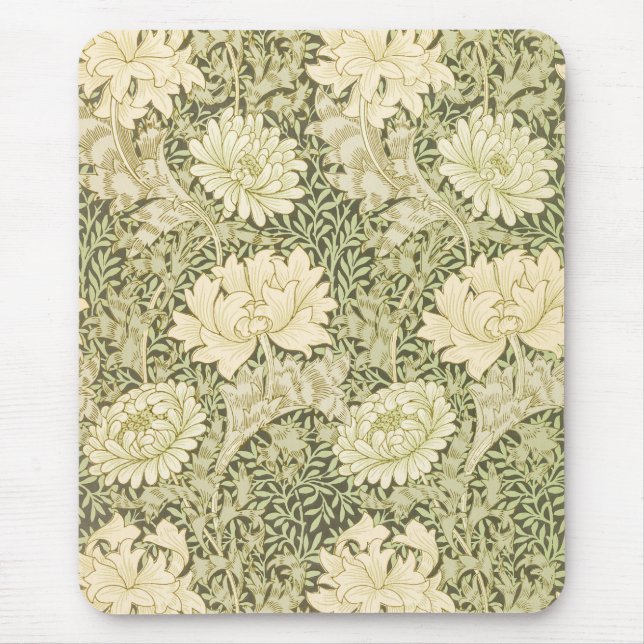 Tapis De Souris Chrysanthemum par William Morris, Art Vintage (Devant)