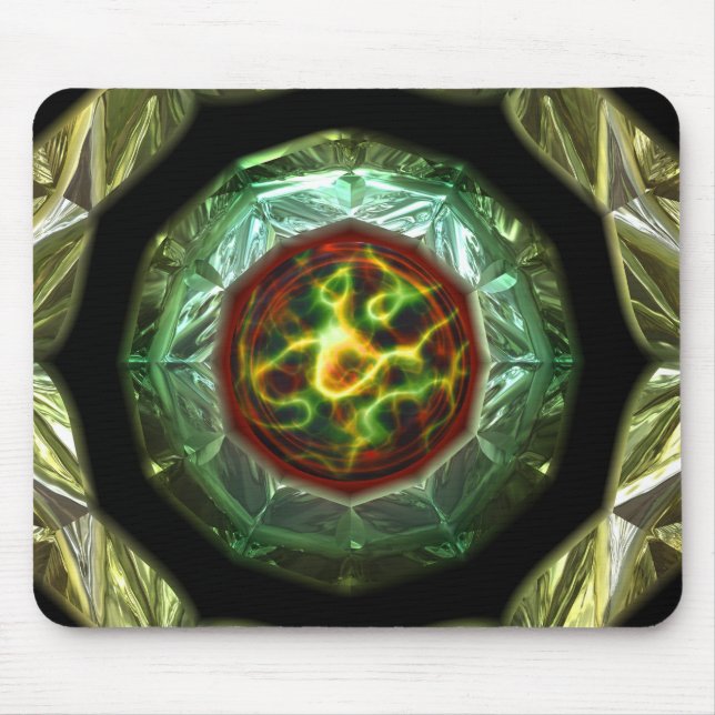 Tapis De Souris Chrystal futuriste X7-10 (Devant)