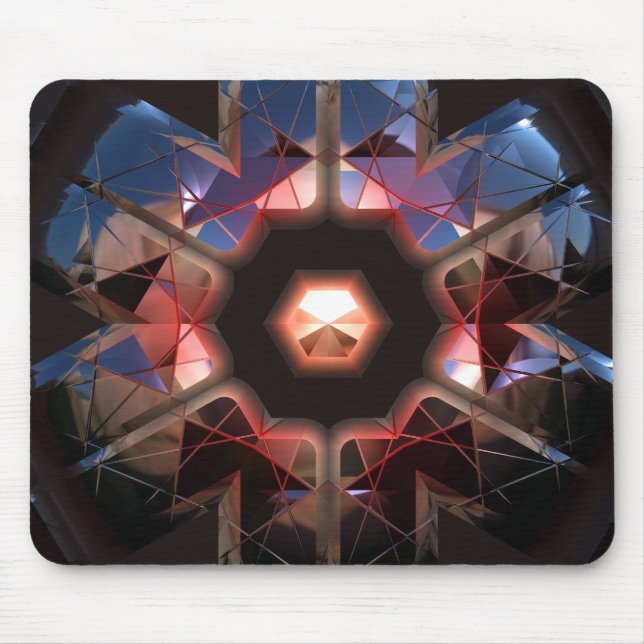 Tapis De Souris Chrystal futuriste X7-11 (Devant)