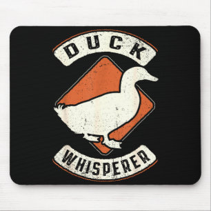 Tapis De Souris Chuchoteur de canards Vintage Clic Rétro Amour des