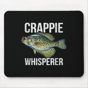 Tapis De Souris Chuchoteur de Crappie, Pêche de Crappie