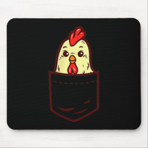 Tapis De Souris Chuchoteur de poulet Cket Mignon Ultry Animal de f