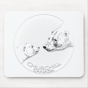 Tapis De Souris Churchill Souvenirs Ours Polaire Chemises & Cadeau