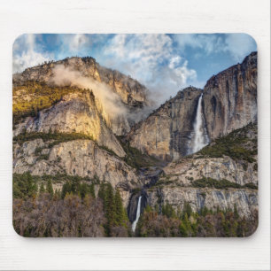 Tapis De Souris Chute de Yosemite vue panoramique, Californie