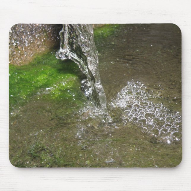 Tapis De Souris Chute d'eau de chalut Bouillonnant Mousepad (Devant)