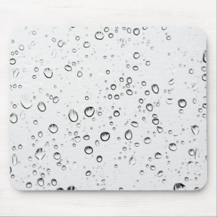 Tapis De Souris Chute des gouttes de pluie