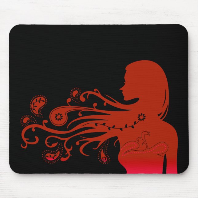 Tapis De Souris chute Paisley (Devant)
