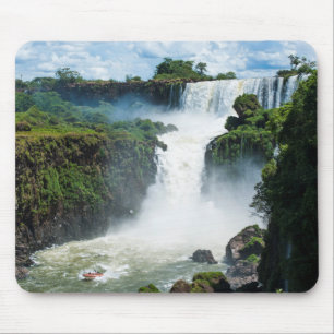 Tapis De Souris Chutes d'Iguazu entourées de jungle