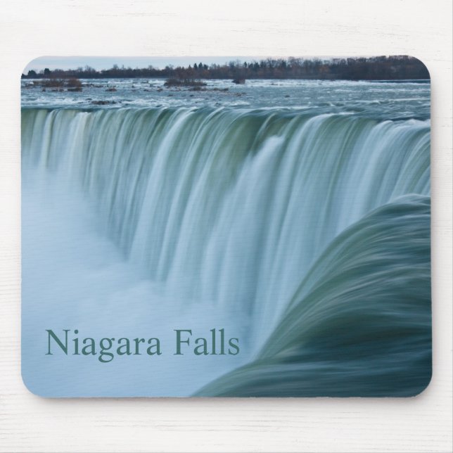 Tapis De Souris Chutes du Niagara avec le texte (Devant)