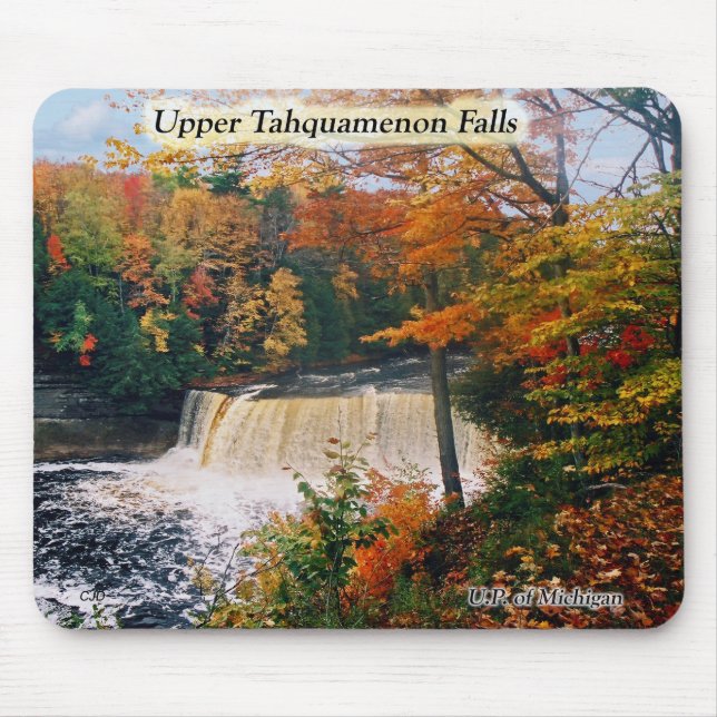 Tapis De Souris Chutes d'Upper Tahquamenon chute mousepad (Devant)