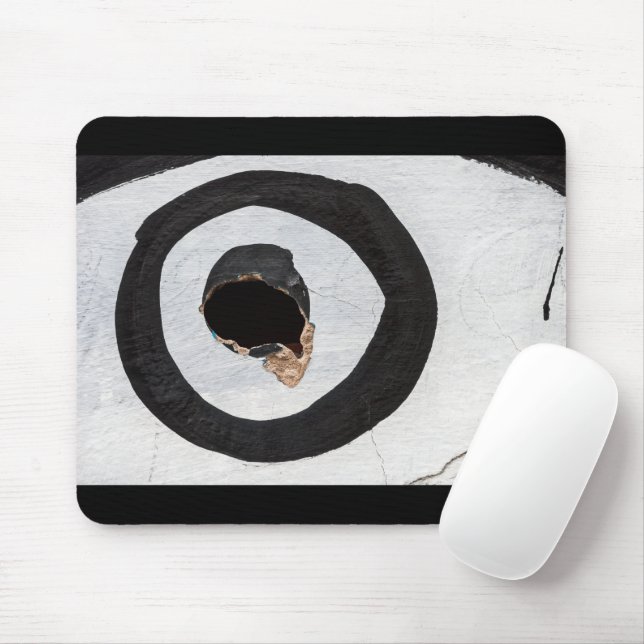 Tapis De Souris cible déchirée (Avec souris)