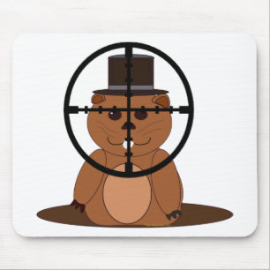 Tapis De Souris Cible : marmotte