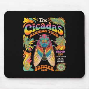 Tapis De Souris Cicada Brood Xiv Été 2025 Réunion Tour d'été 2025