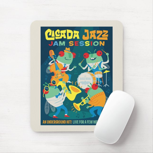 Tapis De Souris Cicada Jazz Jam Session (Avec souris)