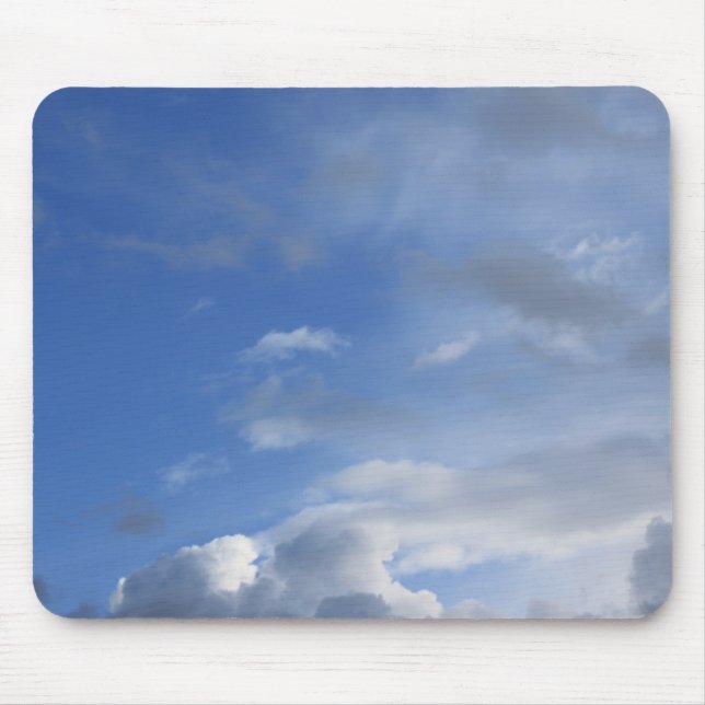 Tapis De Souris Ciel bleu et nuages (Devant)