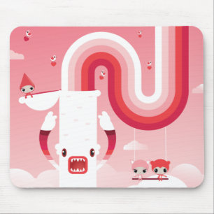 Tapis De Souris Ciel d'arc-en-ciel