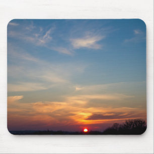 Tapis De Souris Ciel du soleil d'hiver