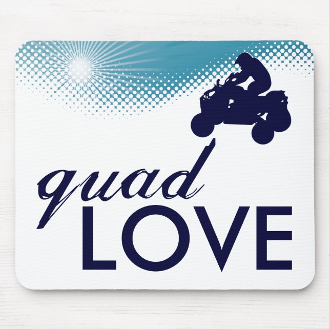 Tapis De Souris ciel grand quad amour (Devant)