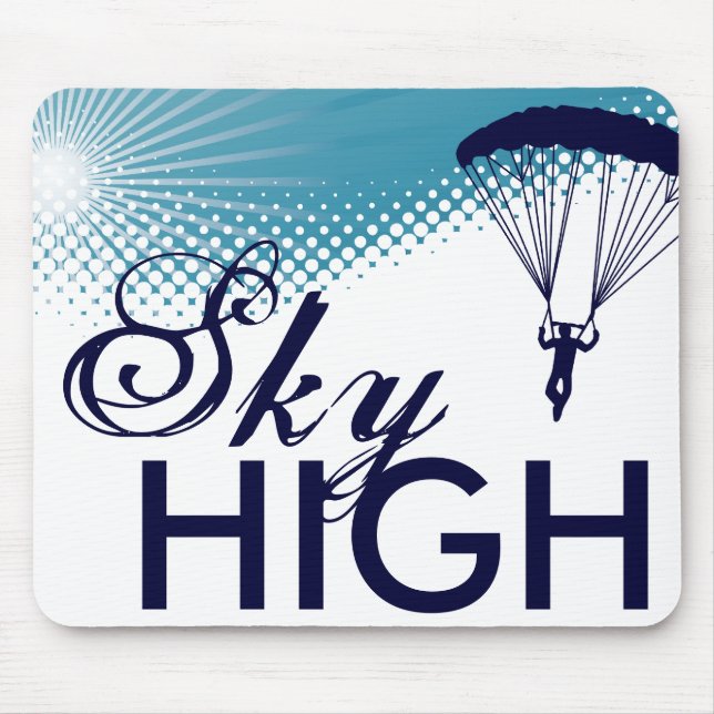 Tapis De Souris ciel haute parachutisme (Devant)