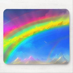 Tapis De Souris Ciel lumineux arc-en-ciel