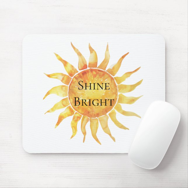 Tapis De Souris Ciel Soleil Brille Clair (Avec souris)