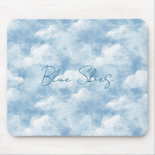 Tapis De Souris Cieux bleus Nuages