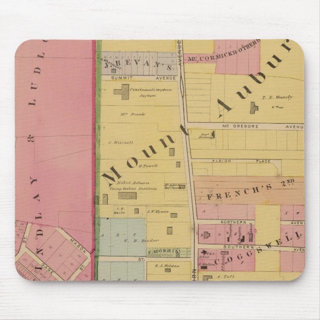 Tapis De Souris Cincinnati, Ohio 5 (Devant)