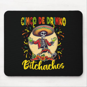 Tapis De Souris Cinco De Drinko Achos Cinco De Mayo Boire Drôle