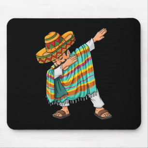 Tapis De Souris Cinco de Mayo Dabbing Poncho Sombrero Amusant mexi