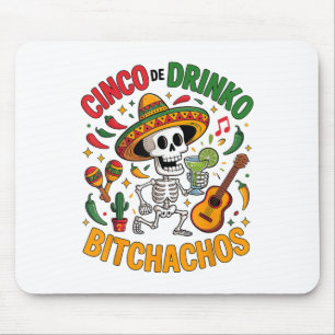 Tapis De Souris Cinco De Mayo Funny Parti Mexicain Cinco De Drinko