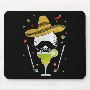 Tapis De Souris Cinco De Mayo Golf Byl Avec Chapeau Et Margarita