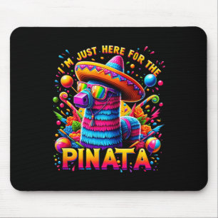 Tapis De Souris Cinco De Mayo Je Suis Ici Pour La Pinata Mexicaine